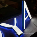 Wall Mounted Acrylic Frontlit 3D Letter Sign Illuminated Channel Led Sign Logo